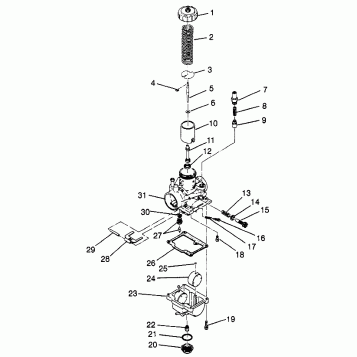 CARBURETOR XPLORER 400L W97CC38C (4939753975D003)