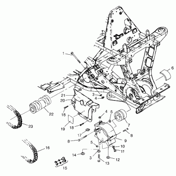 FRONT DRIVE XPLORER 300 W97CC28C (4939813981B003)