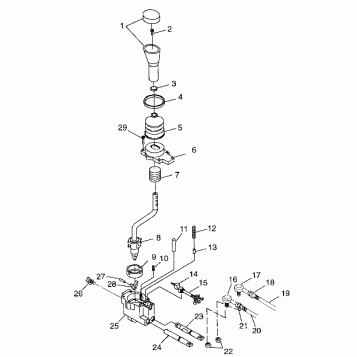 GEAR SELECTOR XPLORER 300 W97CC28C (4939813981C011)