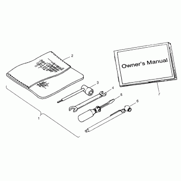 TOOL KIT XPLORER 300 W97CC28C (4939813981D006)