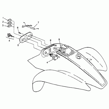 CONTROL PANEL Scrambler 400L W97BC38C (4939893989A008)
