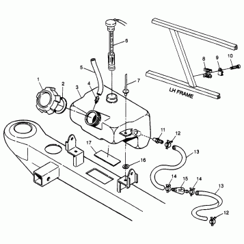 OIL TANK Scrambler 400L W97BC38C (4939893989A013)