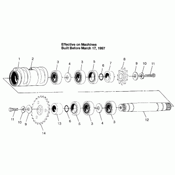 CENTER TIGHTENER Scrambler 400L W97BC38C (4939893989B013)