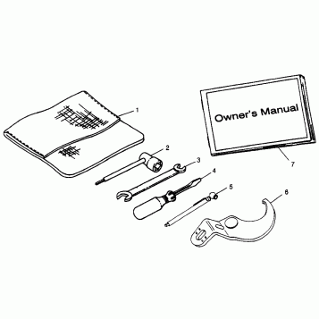 TOOL KIT Scrambler 400L W97BC38C (4939893989C011)