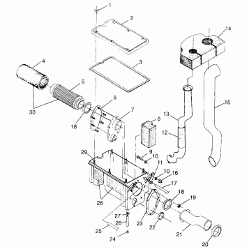 AIR BOX  SPORTSMAN 500 W97CH50A (4939993999B002)