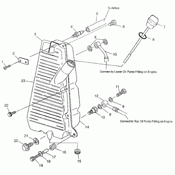 OIL TANK  SPORTSMAN 500 W97CH50A (4939993999B014)