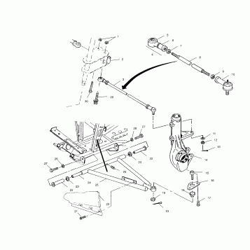 A-ARM/STRUT MOUNTING - W97CH50A (4939993999C002)