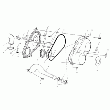 CLUTCH COVER - W97CH50A (4939993999C010)