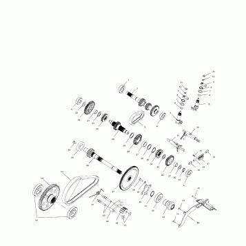 GEARCASE (Internal Components) - W97CH50A (4939993999C013)