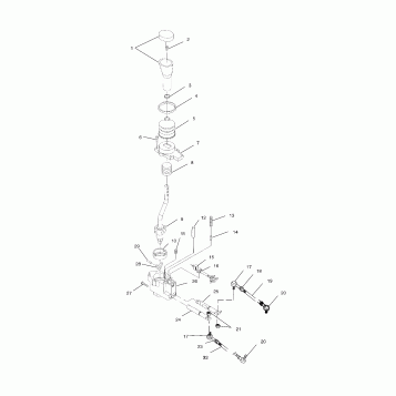 GEAR SELECTOR - W97CH50A (4939993999D001)