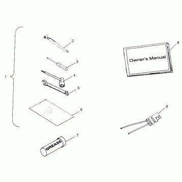 TOOL KIT  SPORTSMAN 500 W97CH50A (4939993999E003)