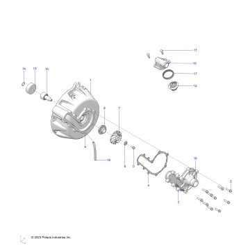 ENGINE, COOLING SYSTEM and WATER PUMP - A26SXZ85A9/AN/AZ (C102561)