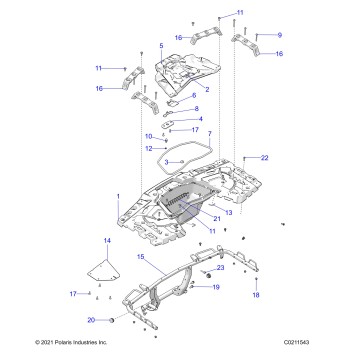 BODY, REAR RACK - A24SXA85A1/A6 (C0211543)