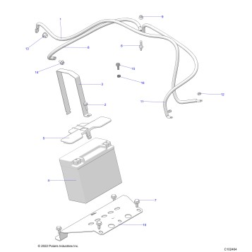ELECTRICAL, BATTERY - A25SXM95AL (C102464)
