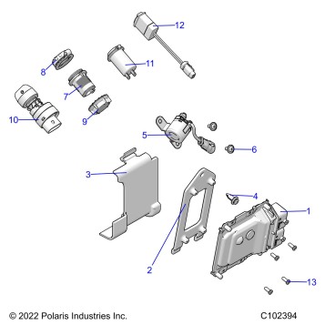 ELECTRICAL, SWITCHES, SENSORS and ECM - A22SHY57AL/BL (C102470)