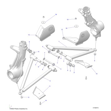 SUSPENSION, A-ARM and STRUT MOUNTING - A26SDA57A7 (C102513)