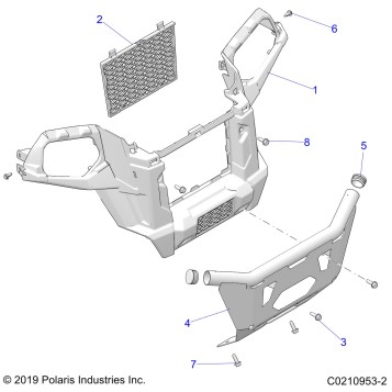 BODY, FRONT BUMPER - A20SGE95AK (C0210953-2)