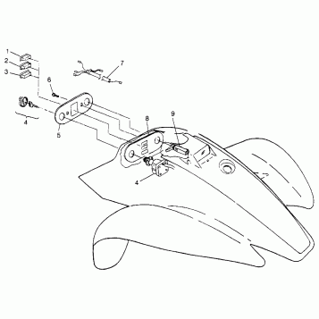 CONTROL PANEL Sport 400L W97BA38C and Trail Blazer W97BA25C (4940124012A008)