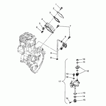OIL PUMP (SPORT) Sport 400L W97BA38C (4940124012D002)