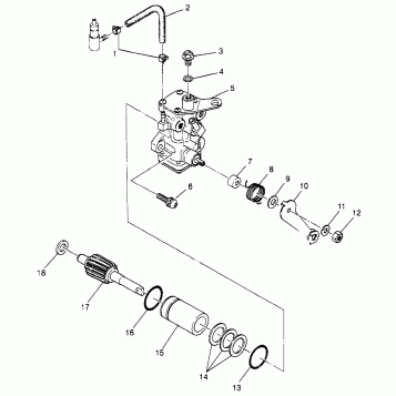 OIL PUMP (BLAZER) Trail Blazer W97BA25C (4940124012D003)