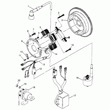 MAGNETO (BLAZER) Trail Blazer W97BA25C (4940124012D011)