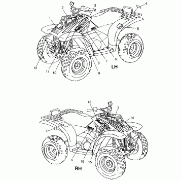 DECALS Trail Boss W97AA25C (4940574057A008)