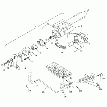 REAR BRAKE Trail Boss W97AA25C (4940574057B014)