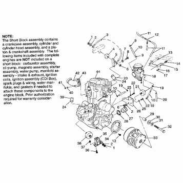 ENGINE MOUNTING Magnum 2X4 W97AA42A (4940704070A008)