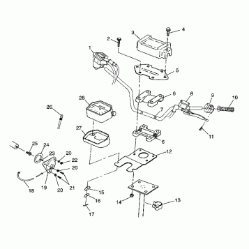 STEERING - HANDLEBAR Magnum 2X4 W97AA42A (4940704070B005)