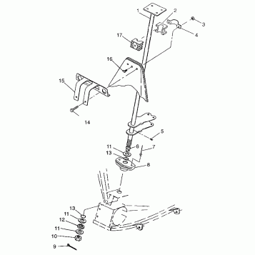 STEERING POST Magnum 2X4 W97AA42A (4940704070B006)