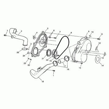 CLUTCH COVER Magnum 2X4 W97AA42A (4940704070B013)