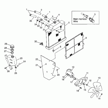COOLING SYSTEM - W97AE42A (4940754075A010)
