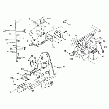ELECTRICAL/TAILLIGHT Magnum 6X6 W97AE42A and Swedish Magnum 6X6 S97AE42E (4940754075D004)