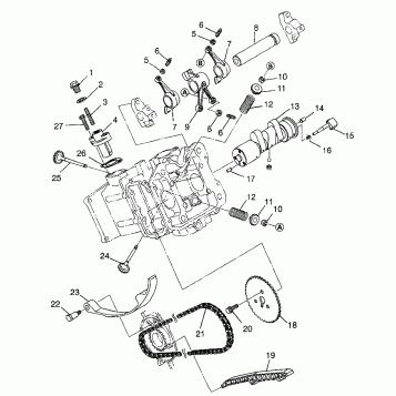 INTAKE and EXHAUST Magnum 6X6 W97AE42A and Swedish Magnum 6X6 S97AE42E (4940754075D011)