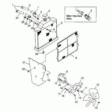 COOLING SYSTEM BIG BOSS 6X6 400L W97AE38A (4940814081A011)