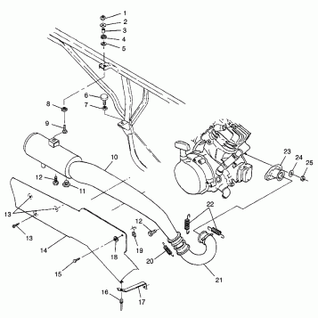 EXHAUST SYSTEM BIG BOSS 6X6 400L W97AE38A (4940814081A012)