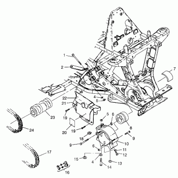 FRONT DRIVE BIG BOSS 6X6 400L W97AE38A (4940814081B003)