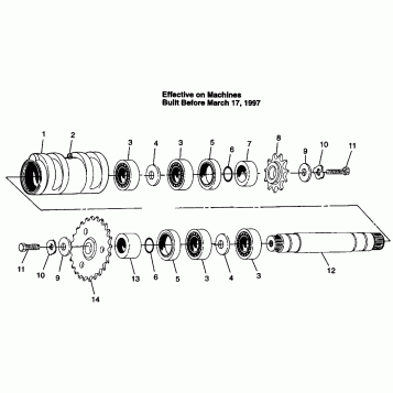 CENTER TIGHTENER  BIG BOSS 6X6 400L W97AE38A (4940814081C003)