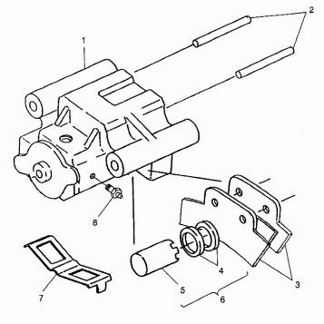 REAR BRAKE BIG BOSS 6X6 400L W97AE38A (4940814081C011)