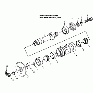 CENTER TIGHTENER BIG BOSS 6X6 400L W97AE38A and NORWEGIAN BIG BOSS 6X6 400L (4940814081C03A)