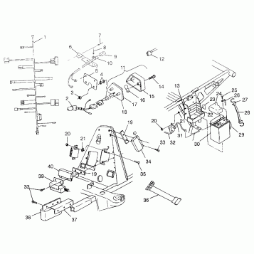 ELECTRICAL/TAILLIGHT BIG BOSS 6X6 400L W97AE38A (4940814081D001)