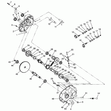 GEARCASE BIG BOSS 6X6 400L W97AE38A (4940814081D003)
