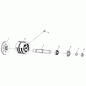 FRONT TIGHTENER Magnum 4X4 W97AC42A, Swedish Magnum 4X4 S97AC42E and Norweg (4940834083B006)