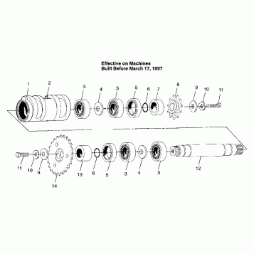 CENTER TIGHTENER Magnum 4X4 W97AC42A, Swedish Magnum 4X4 S97AC42E and Norwe (4940834083B014)