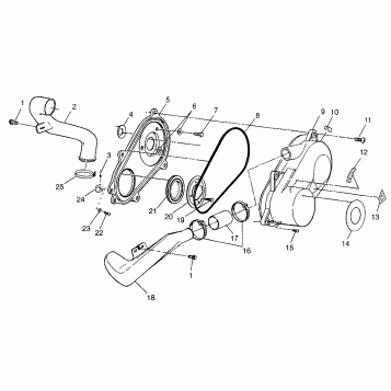 CLUTCH COVER Magnum 4X4 W97AC42A, Swedish Magnum 4X4 S97AC42E and Norwegian (4940834083C001)