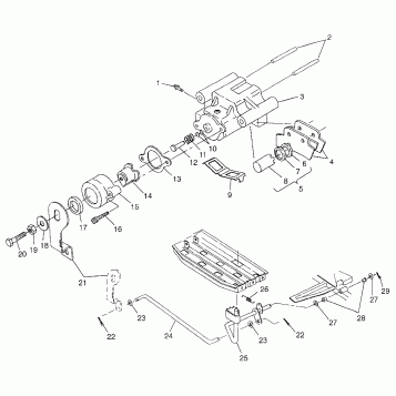 REAR BRAKE Magnum 4X4 W97AC42A, Swedish Magnum 4X4 S97AC42E and Norwegian M (4940834083C005)