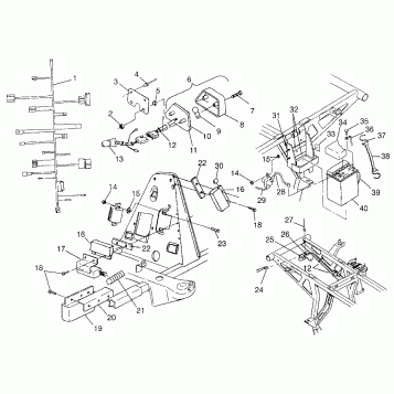 ELECTRICAL/TAILLIGHT Magnum 4X4 W97AC42A,  Swedish Magnum 4X4 S97AC42E and (4940834083C008)