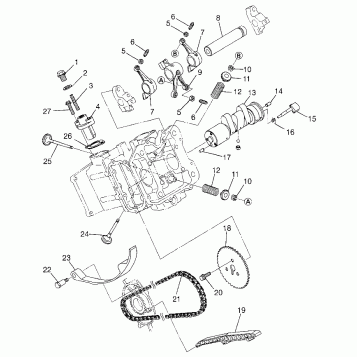 INTAKE and EXHAUST Magnum 4X4 W97AC42A, Swedish Magnum 4X4 S97AC42E and Nor (4940834083D001)