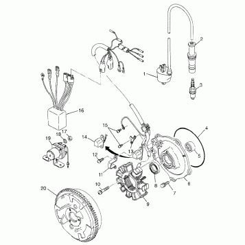 MAGNETO  Magnum 4X4 W97AC42A, Swedish Magnum 4X4 S97AC42E and Norwegian Mag (4940834083D010)