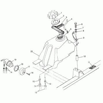 FUEL TANK - W97CD50A (4941354135B001)
